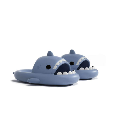 Claquettes requins - Bleu - US 6 - 7 - Launchify